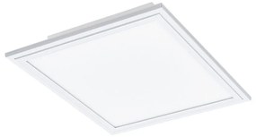 Φωτιστικό Οροφής Πλαφονιέρα Led Με Τηλεχειριστήριο Salobrena-A 98201 White Eglo Αλουμίνιο, Πλαστικό