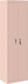vidaXL Ντουλάπι αποθήκευσης Ροζ 60 x 40 x 200 εκ Ατσάλι