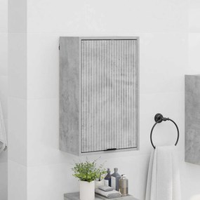 VidaXL Ντουλάπι Μπάνιου Σκυρόδεμα Γκρι 39 x 23,5 x 65 εκ.