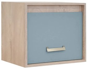 MATIS Ράφι επιτοίχιο Kinder 1V Μπλε Matis641119