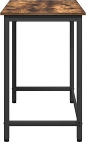 vidaXL τραπέζι Καπνιστό Δρύς 80 x 50 x 76,5 εκ