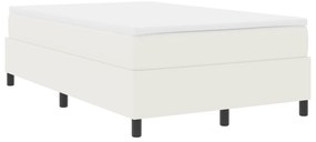 vidaXL Κρεβάτι Box Spring Κρεμ 120x200 εκ από κορντούρα