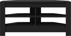 vidaXL ΓωνιακήΒάσηΤηλεόρασης Μαύρο 102 x 40,5 x 45 εκ