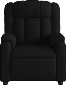 vidaXL Πολυθρόνα Ανακλινόμενη Μαύρη Υφασμάτινη
