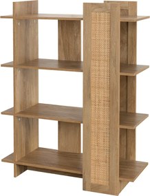 Βιβλιοθήκη Oslo pakoworld sonoma 75x32x95εκ