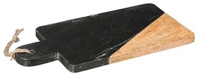 Επιφάνεια Κοπής 07.173702B 30x15cm Black-Natural Marble
