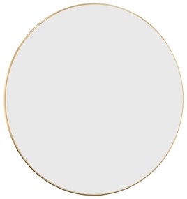 vidaXL Καθρέφτης Τοίχου Στρογγυλός Χρυσός Ø 60 εκ.