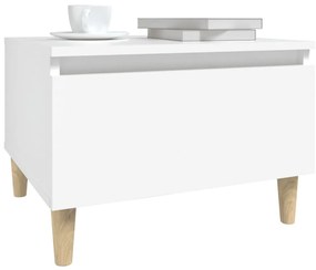 vidaXL Βοηθητικά Τραπέζια 2 τεμ. Λευκά 50x46x35 εκ. Επεξεργασμένο Ξύλο