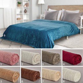 Κουβέρτα Fleece Μονή (160x220) Whitegg KB160 Ροζ