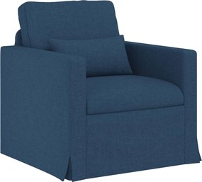 vidaXL Καναπές Μπλε 78 x 78 x 80 εκ. ύφασμα