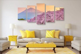 Εικόνα 5 μερών υπέροχη Ιαπωνία - 100x50