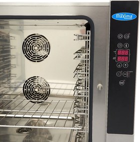 Combi Steam Oven - Fits 6 Trays (1/1 GN / 60 x 40cm) - Digital Display - 400V