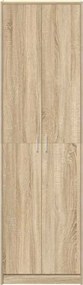 vidaXL Ντουλάπι Δρύς Sonoma 55 x 25 x 189 εκ. Επεξεργασμένο Ξύλο