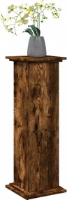 vidaXL Βάση Οθόνης με Αποθ. Καπνιστή Δρυς 31x30x90 εκ. Επεξ. Ξύλο