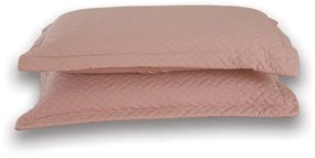 Μαξιλαροθήκες Venetian (Σετ 2τμχ) Pink Aslanis Home 52X72 Microfiber