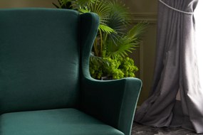Wing Chair Lola Berjer - Green Green