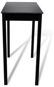 Τραπέζι Μπαρ Μαύρο 115 x 55 x 107 εκ. από MDF - Μαύρο
