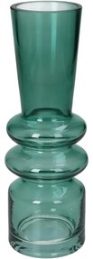 Βάζο ArteLibre Πράσινο Γυαλί 7x7x20cm