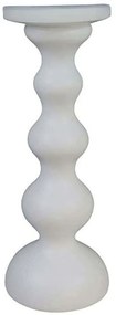 Κηροπήγιο Cadena 033297 11x11x29cm White Polyresin