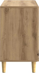 vidaXL Πλαϊνό γραφείο Artisan Δρυς 89 x 34,5 x 60 εκ.