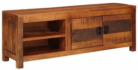 vidaXL Ντουλάπι TV Καφέ 110 x 30 x 40 cm Μασίφ ξύλο μάνγκο