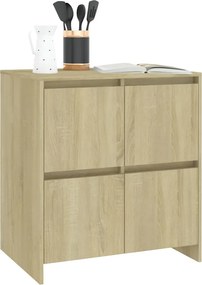 vidaXL Ντουλάπια 2 τεμ. Sonoma Δρυς 70 x 41 x 75 εκ. από Επεξ. Ξύλο