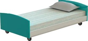 Παιδικό Κρεβάτι ΜΟΝΟ Τροχήλατο ALFA SET Ξύλινο Για Στρώμα 90x200cm