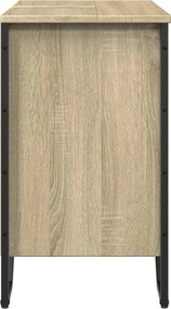 vidaXL Ντουλάπι Νιπτήρα Μπάνιου Sonoma Δρυς 60x35x60 εκ. Επεξ. Ξύλο