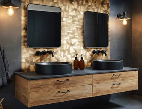 Αυτοκόλλητα πλακάκια Douceur d'intérieur - 25x25cm - 4τμχ - Πορτοκαλί