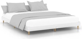 vidaXL Πλαίσιο Κρεβατιού Λευκό 120 x 200 εκ. Επεξεργ. Ξύλο