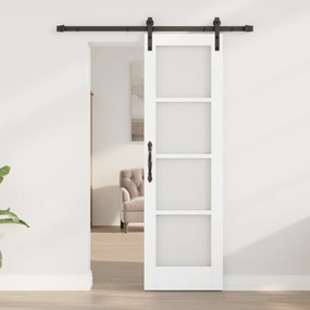 vidaXL Συρόμενη Πόρτα με Σετ Εξαρτημάτων 'ORKDAL' Λευκή 61x198.5 εκ