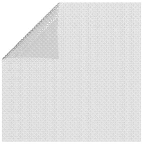 vidaXL Κάλυμμα Πισίνας Ηλιακό Γκρι 400x200 εκ. από Πολυαιθυλένιο