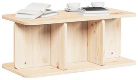 vidaXL Τραπεζάκι σαλονιού Φυσικό 80 x 39.5 x 33.5 εκ