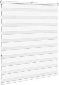 vidaXL Ζέβρα τυφλή Καφέ Πλάτος υφάσματος 125,9 εκ. Πολυεστέρας