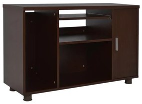 Professional office cabinet in wenge color  80x40x118 cm.