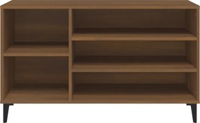 vidaXL Παπουτσοθήκη Καφέ Δρυς 102x36x60 εκ. από Επεξεργασμένο Ξύλο