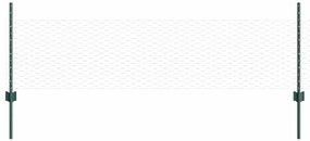 vidaXL Τεντώτο με στήριγμα Πράσινο 0,5 x 25 μ. Ατσάλι