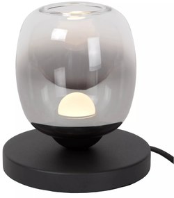 Φωτιστικό Επιτραπέζιο Lucide 74519-05-30 TAMINO Μαύρο Ματ (Black Mat)|Φυμέ (Smoke) 3000 K