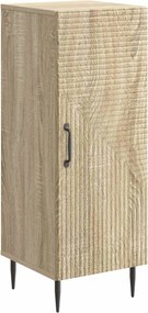 vidaXL Πλαϊνό γραφείο Sonoma Δρυς 33 x 34,5 x 89,5 εκ