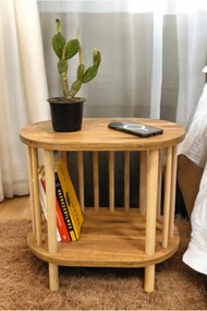 Βοηθητικό Τραπεζάκι Πεύκο MEFRAS 45x30x43