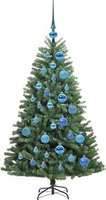 vidaXL Τεχνητό Χριστουγεννιάτικο Δέντρο με Άξονα Πράσινο 120 cm