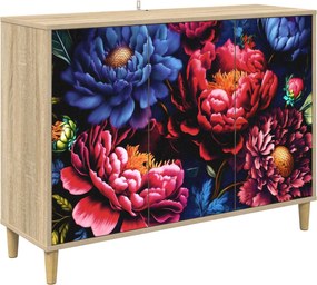 vidaXL Πλαϊνό γραφείο KIEL Sonoma 102 x 33 x 75 εκ. Επεξεργασμένο Ξύλο