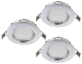 Φωτιστικό Χωνευτό Eglo 94236 PENETO Χρώμιο (Chrome) 3000K
