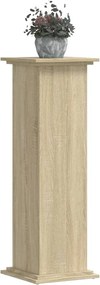 vidaXL Βάσεις Φυτών Sonoma Δρυς 33x33x100εκ. Επεξεργασμένο Ξύλο