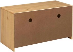 vidaXL Έπιπλο Τηλεόρασης SAUDA Χρώμα Δρυός 99x43x55 εκ. Μασίφ Πεύκο