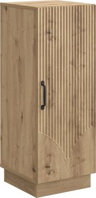 vidaXL Πλαϊνό γραφείο Artisan Δρυς 33 x 34,5 x 87 εκ.