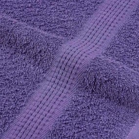 vidaXL Πετσέτες Μπάνιου FROGN 10 τεμ. Μωβ 70x140 εκ. 360 γρ./μ²