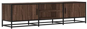 vidaXL Έπιπλο Τηλεόρασης Καφέ Δρυς 160x35x41 εκ Επεξ. Ξύλο/Μέταλλο