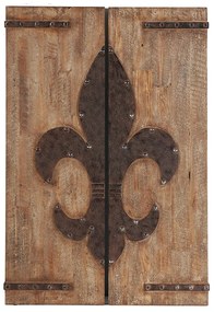 Artekko Sreaps Πάνελ Διακοσμητικά "Fleur De Lis" Σετ/2 (40x3x120)cm Artekko 34912