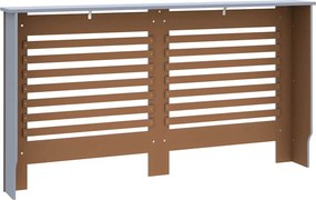 vidaXL Κάλυμμα Καλοριφέρ Ανθρακί 152 x 19 x 81,5 εκ. από MDF
